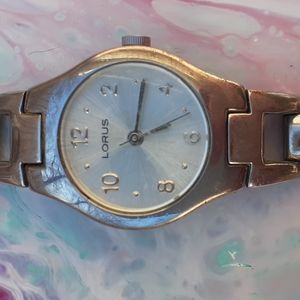 VTG Lorus LR13TRO2 Bracelet Watch w/ Japan Movement, Fits Small Wrist